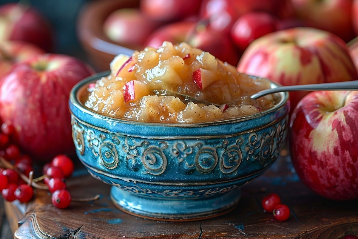 Offrez le meilleur à votre bébé avec notre compote de pommes maison, économique et facile à faire